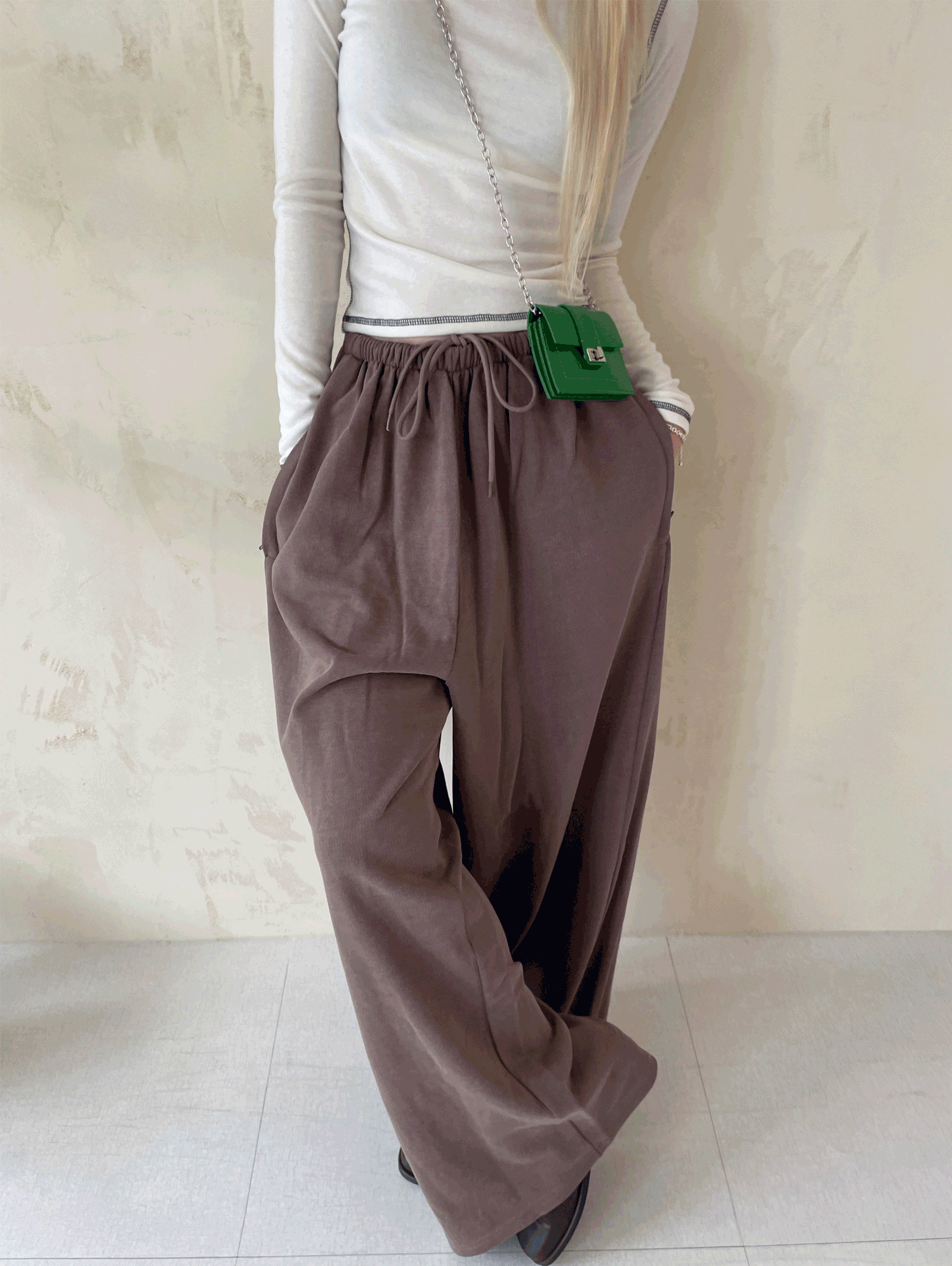 Over wide training pants (남여공용)
