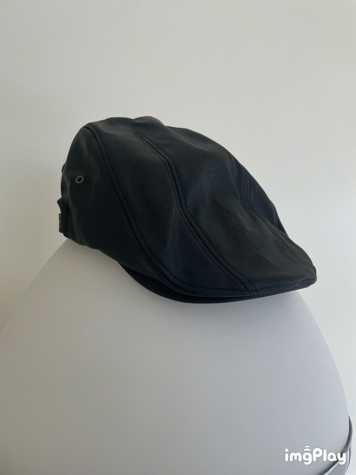 Leather hunting cap (국내생산 / 남여공용)