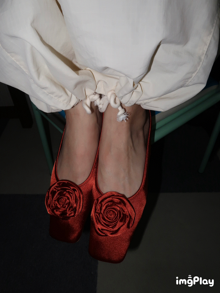 Rose flat shoes