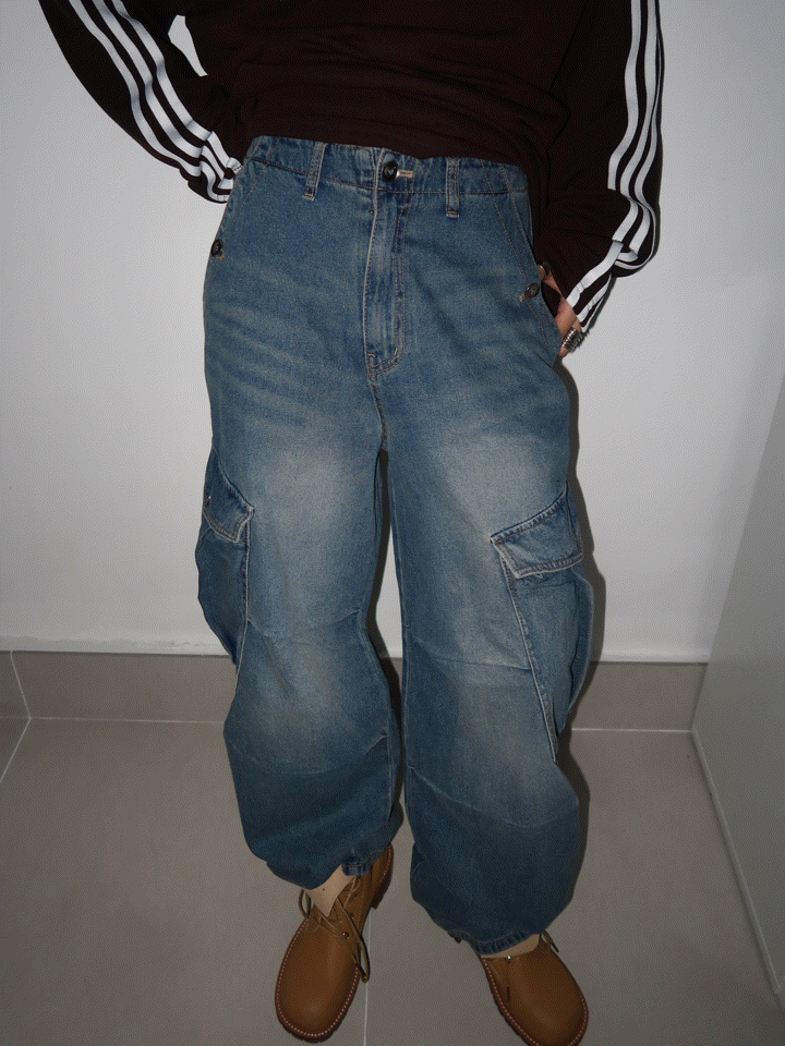 Ori cargo denim pants (카고팬츠의 정석)
