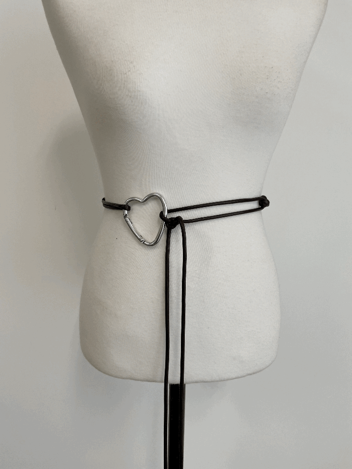 Heart string belt (바로배송)