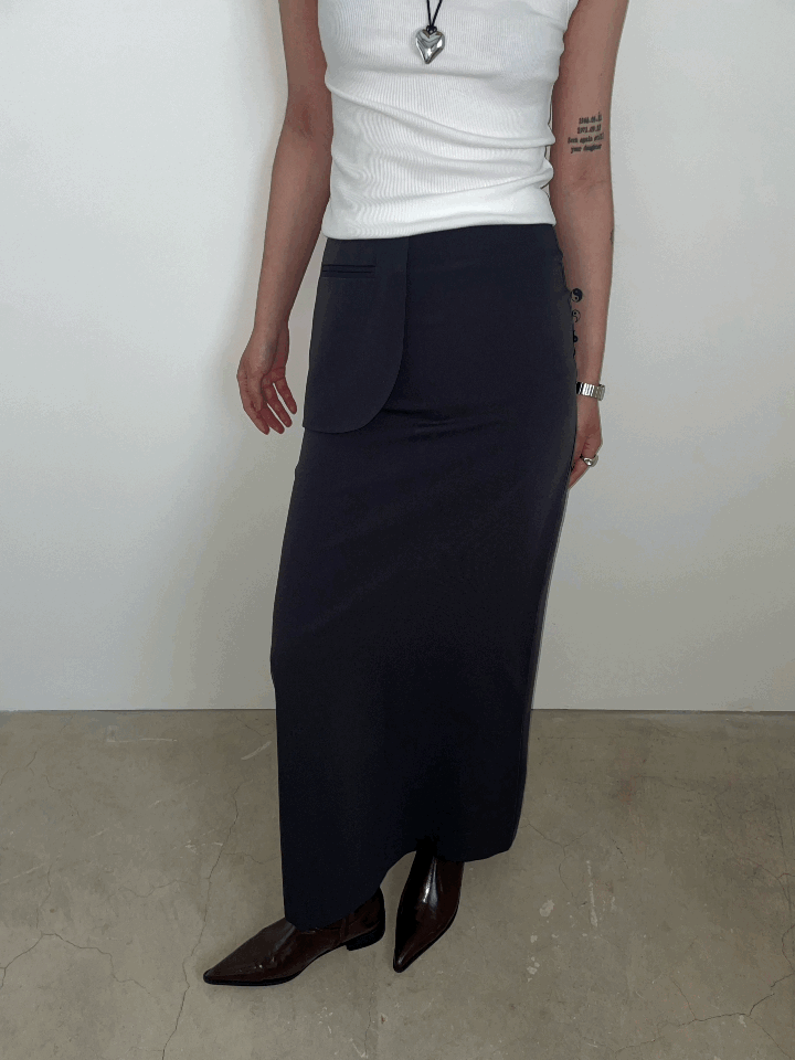 Cover pocket skirt
